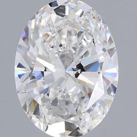 0.89ct Oval E VVS1 Lab Created Diamond