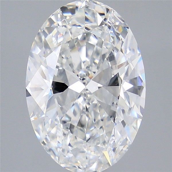 4ct Oval E VS1 Lab Created Diamond