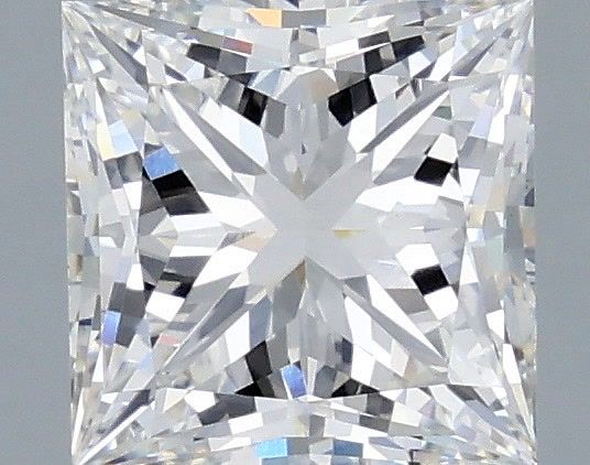 2.53ct Princess F VVS2 Lab Created Diamond