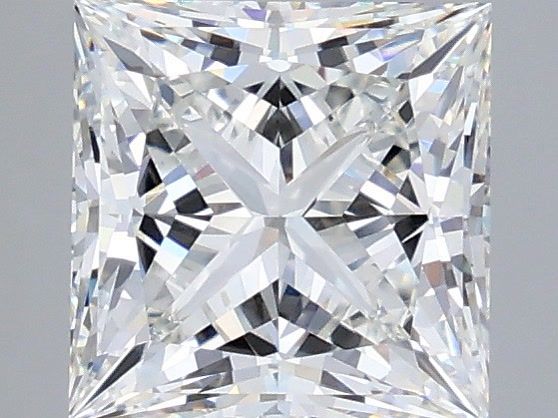 2.56ct Princess F VS1 Lab Created Diamond