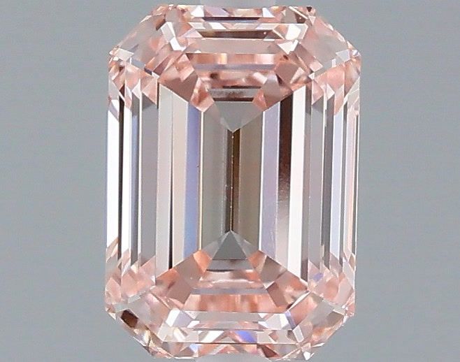 1.42ct Emerald FANCY VS2 Lab Created Diamond