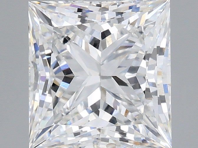 2.54ct Princess D VVS2 Lab Created Diamond