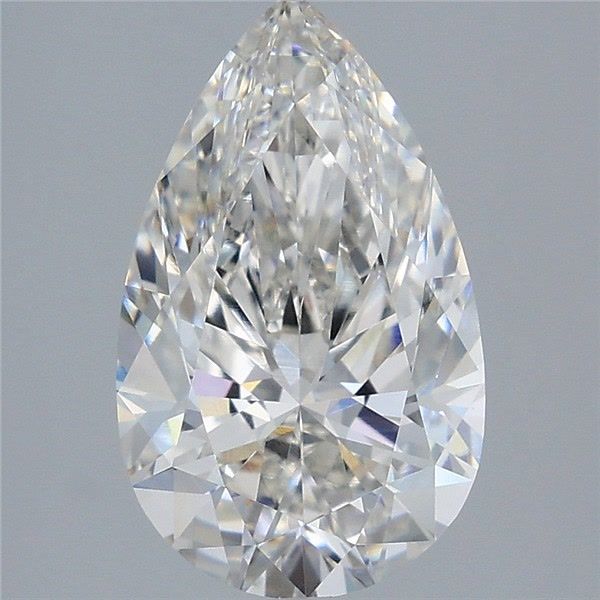 3.49ct Pear G VVS2 Lab Created Diamond