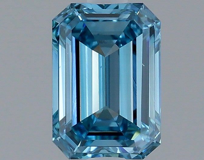 1ct Emerald FANCY VS1 Lab Created Diamond