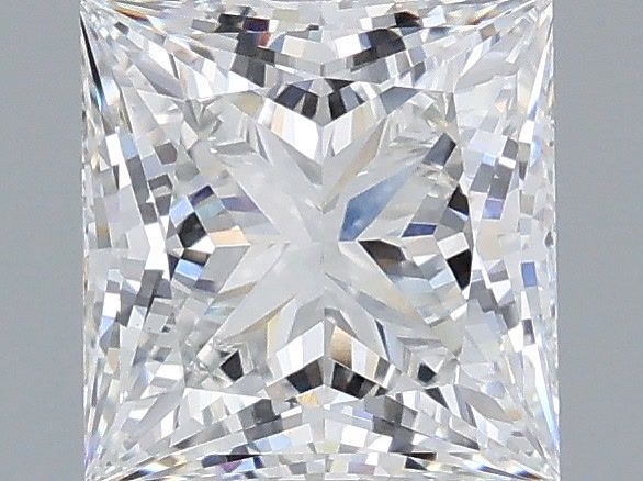 2.05ct Princess E VVS2 Lab Created Diamond