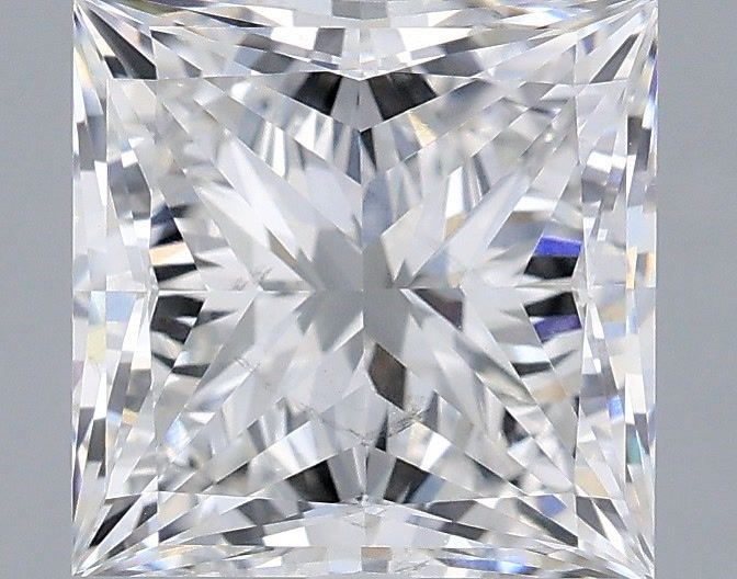 3.02ct Princess E VS2 Lab Created Diamond