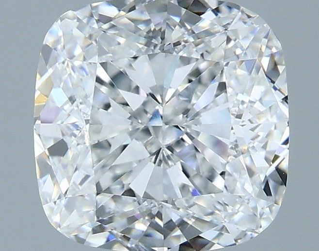 2.71ct Cushion D VVS2 Lab Created Diamond