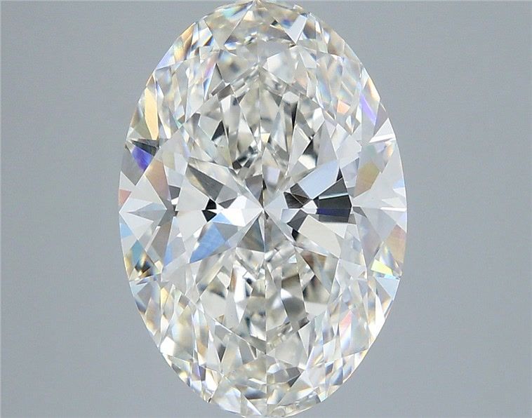 5.07ct Oval G VVS2 Lab Created Diamond