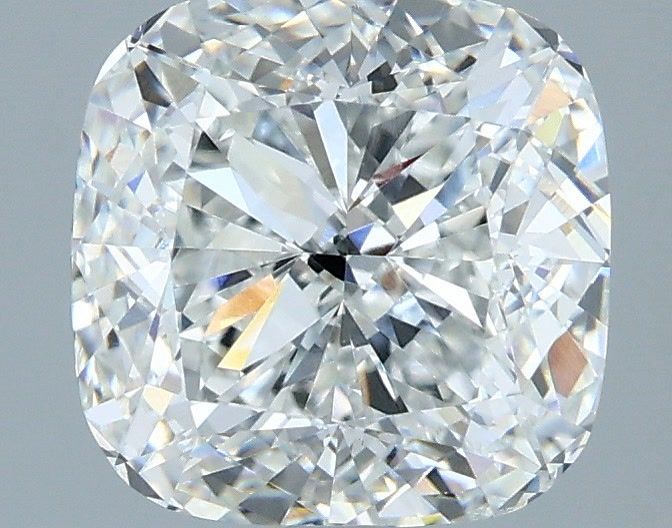 2.76ct Cushion D VVS2 Lab Created Diamond