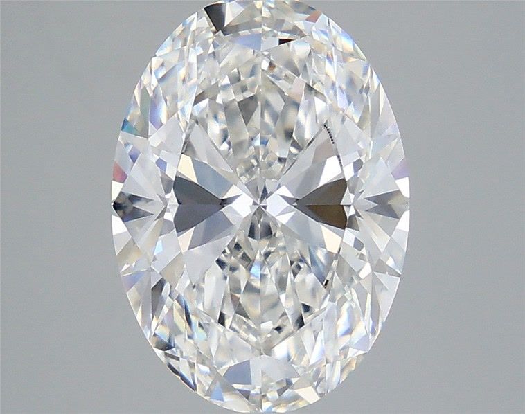 4.03ct Oval F VVS2 Lab Created Diamond