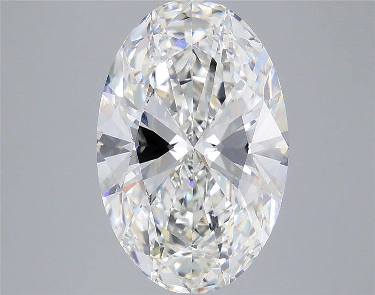 6.04ct Oval F VVS2 Lab Created Diamond