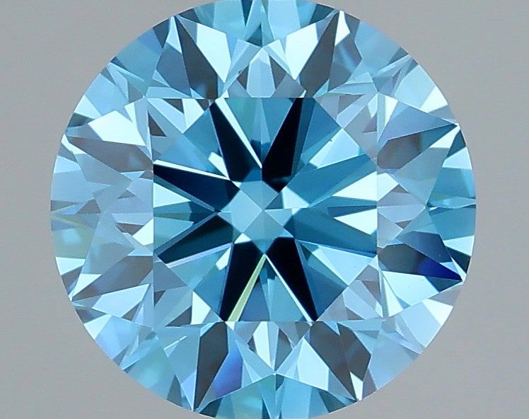 2.26ct Round FANCY VS1 Lab Created Diamond