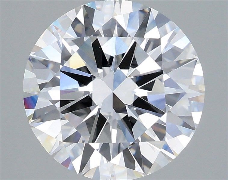 4ct Round E VS1 Lab Created Diamond