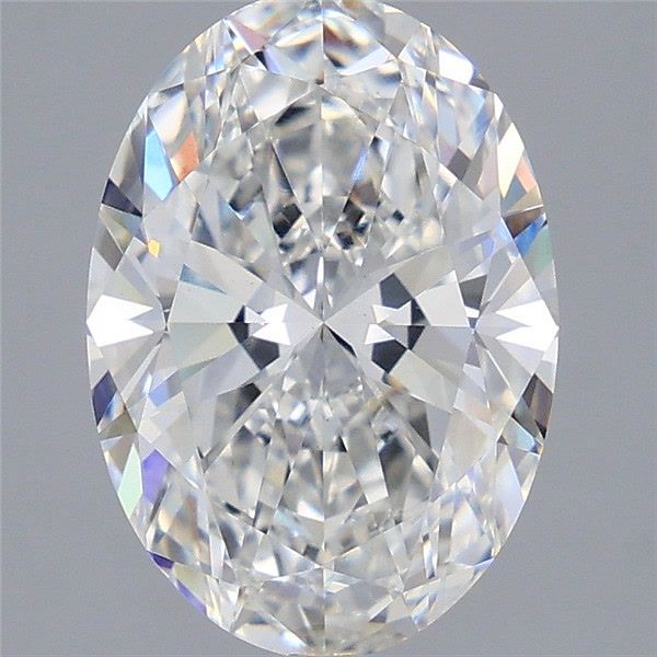 3.94ct Oval F VS1 Lab Created Diamond