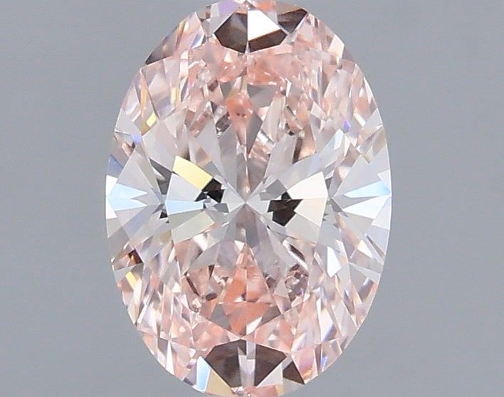 1.12ct Oval FANCY VVS2 Lab Created Diamond