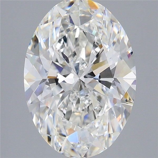 4.05ct Oval F VVS1 Lab Created Diamond
