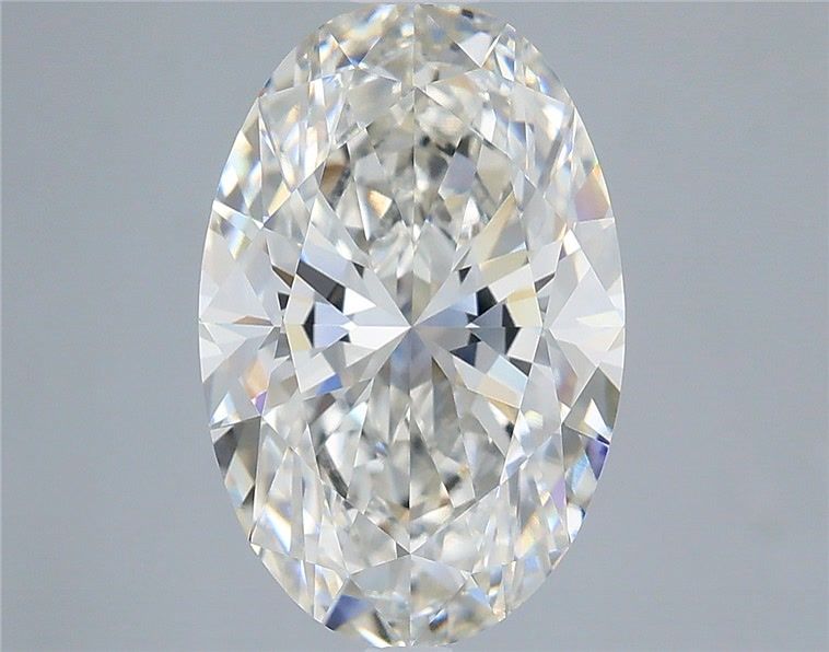 4.06ct Oval G VVS2 Lab Created Diamond