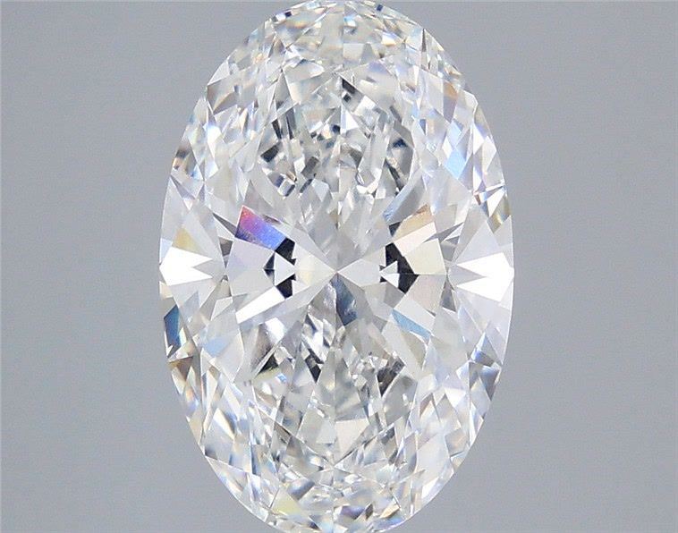 4.06ct Oval E VVS2 Lab Created Diamond