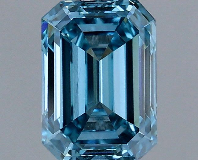 1.13ct Emerald FANCY VVS2 Lab Created Diamond