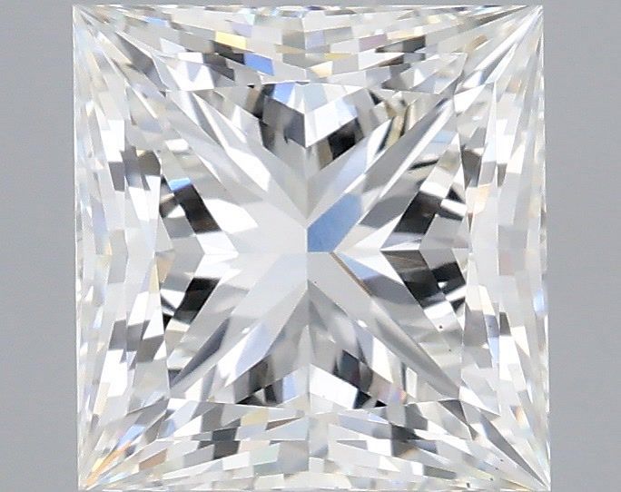 3.01ct Princess F VS1 Lab Created Diamond