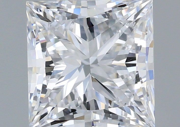 1.08ct Princess D VS1 Lab Created Diamond