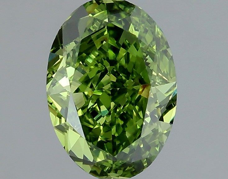 1.06ct Oval FANCY VVS2 Lab Created Diamond