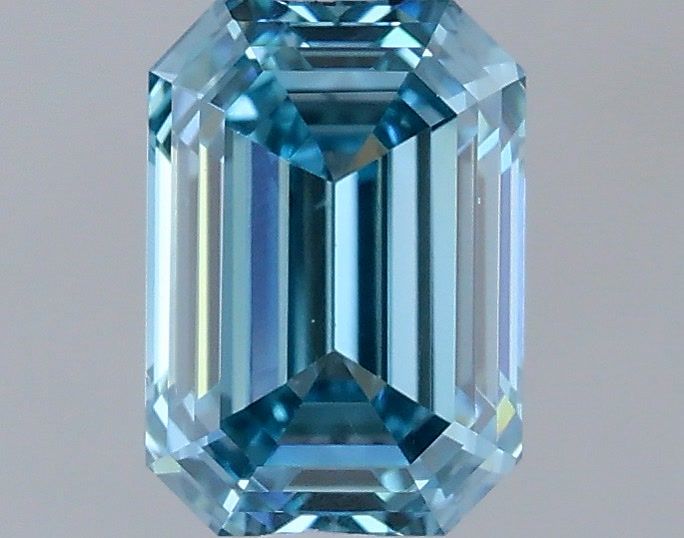 1.06ct Emerald FANCY VS2 Lab Created Diamond