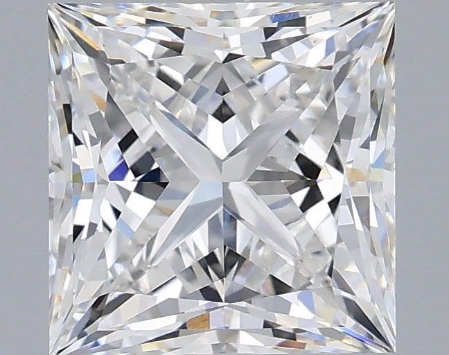 2.54ct Princess E VVS2 Lab Created Diamond