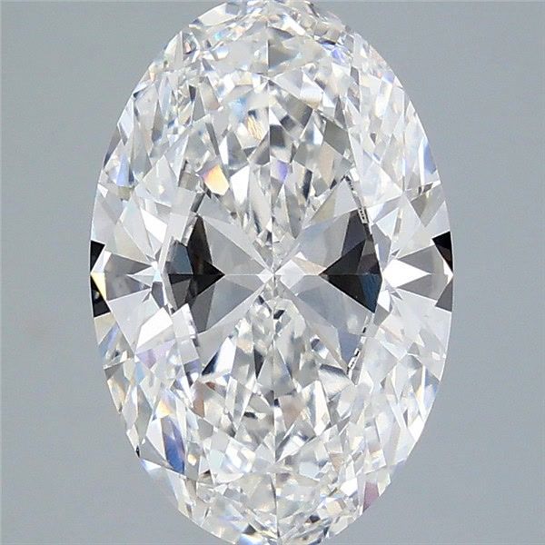 4.01ct Oval E VVS2 Lab Created Diamond