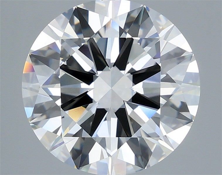 4ct Round F VVS2 Lab Created Diamond