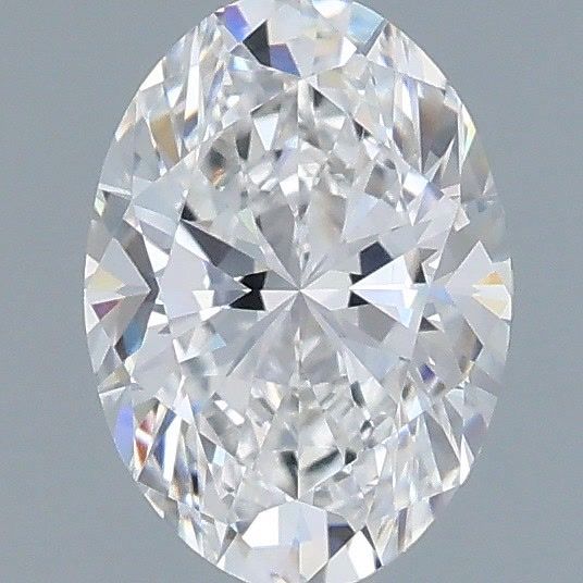 0.99ct Oval D VVS2 Lab Created Diamond