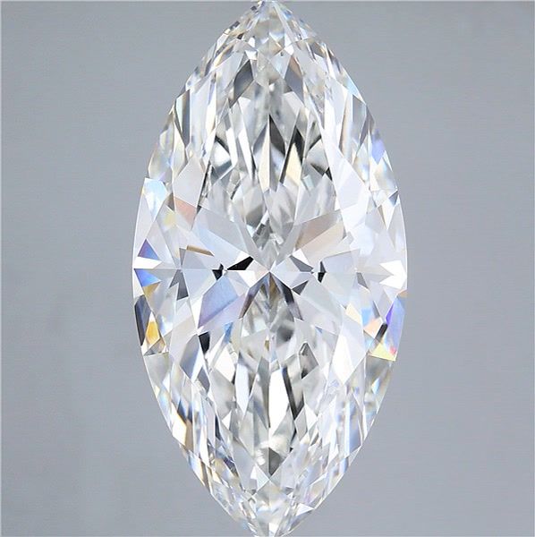10.89ct Marquise F VVS2 Lab Created Diamond