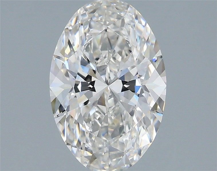 1.61ct Oval F VVS2 Lab Created Diamond