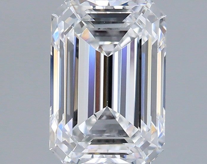 1.9ct Emerald D VS1 Lab Created Diamond
