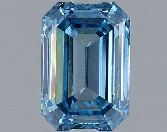 1.28ct Emerald FANCY VS2 Lab Created Diamond