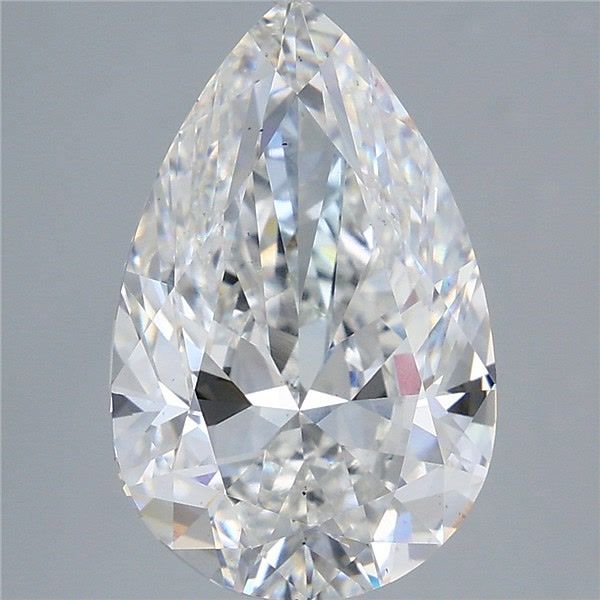 5.51ct Pear F VS2 Lab Created Diamond