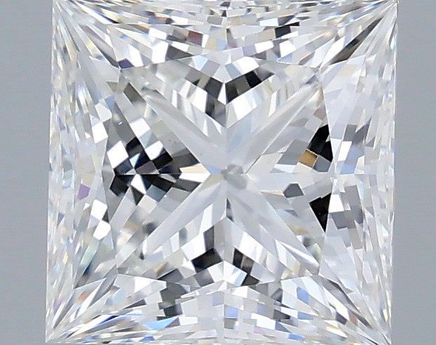 3.07ct Princess F VS1 Lab Created Diamond