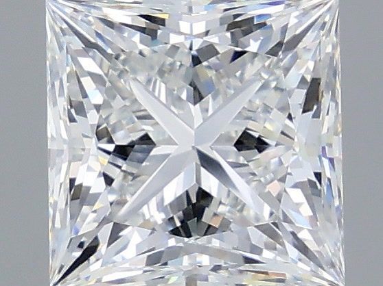 2.56ct Princess F VVS1 Lab Created Diamond