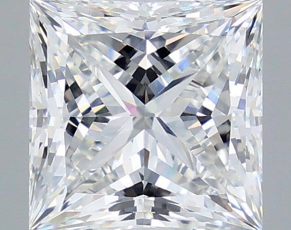 3.05ct Princess F VVS2 Lab Created Diamond