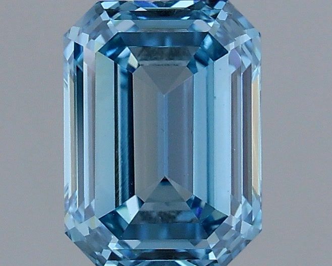 1.2ct Emerald FANCY VS1 Lab Created Diamond