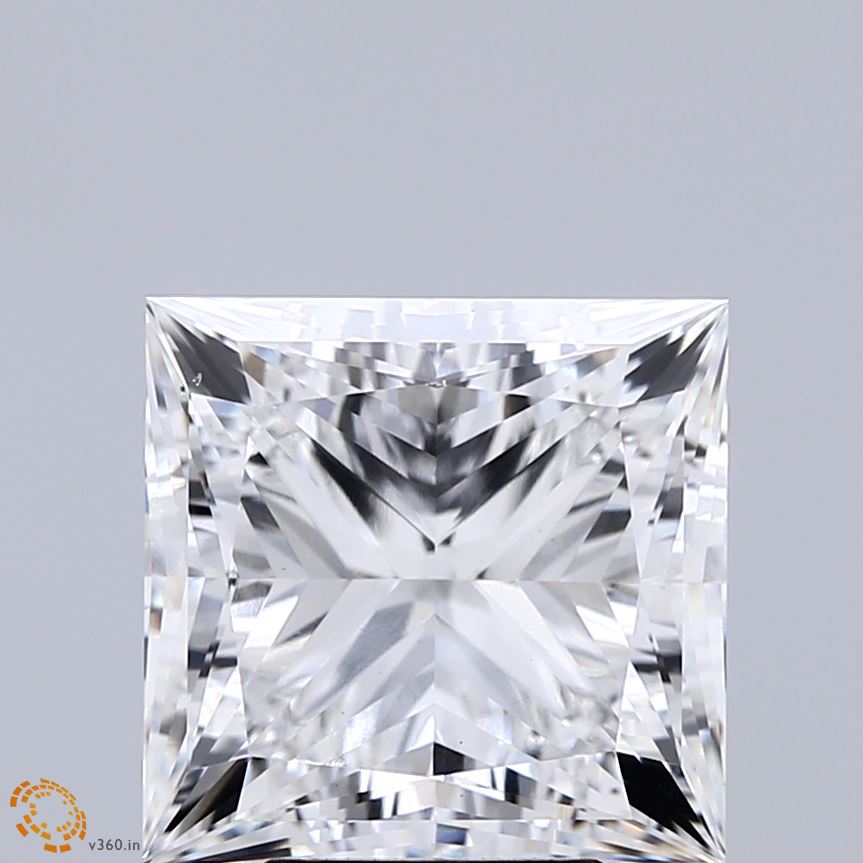 5.23ct Princess E VS1 Lab Created Diamond
