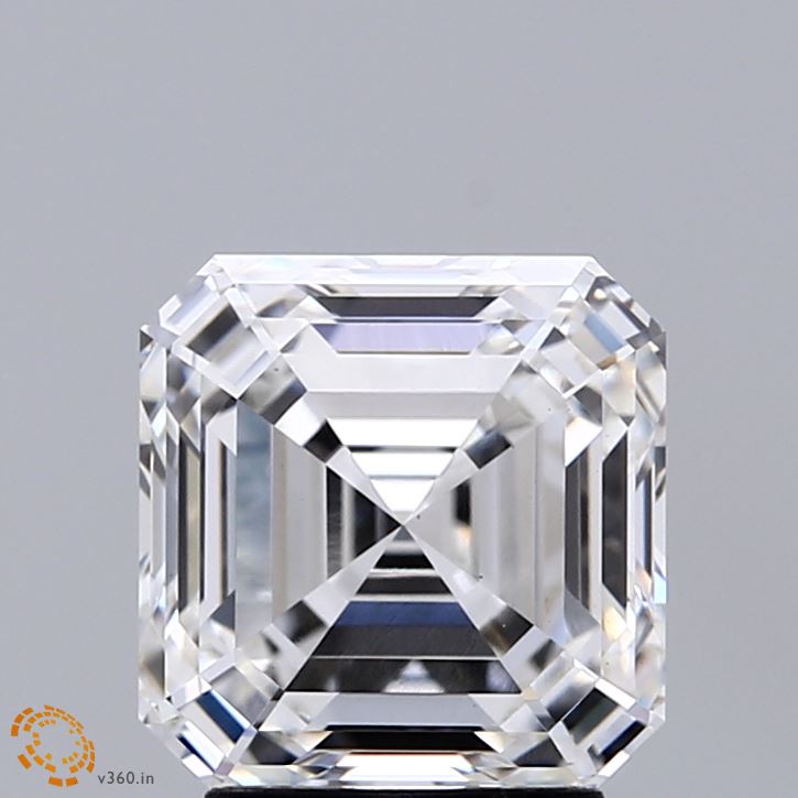 3.1ct Asscher F VS1 Lab Created Diamond