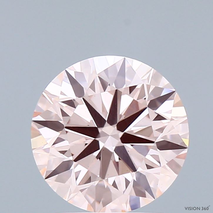 2.29ct Round FANCY PINK VS1 Lab Created Diamond