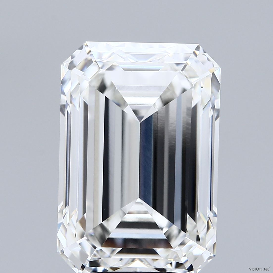 9.41ct Emerald G VVS2 Lab Created Diamond