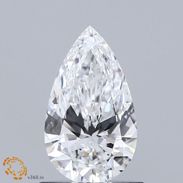 0.7ct Pear D VVS2 Lab Created Diamond