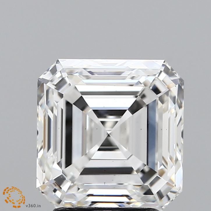 3.1ct Asscher F VS2 Lab Created Diamond