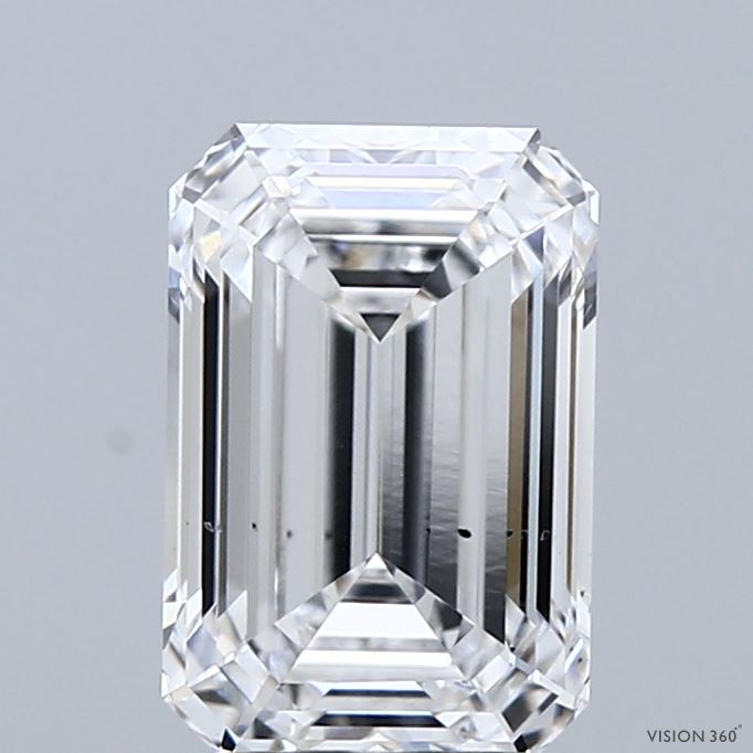 2.15ct Emerald D VS2 Lab Created Diamond