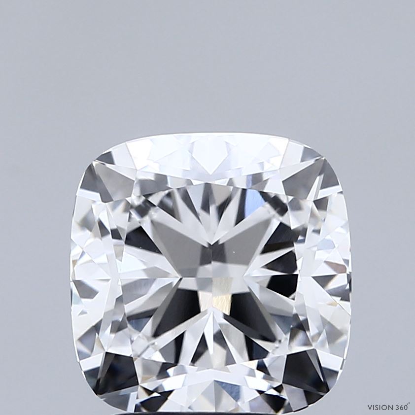 3.45ct Cushion E VVS2 Lab Created Diamond
