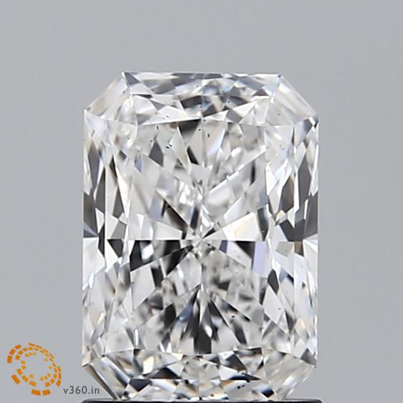 1.2ct Radiant F VS2 Lab Created Diamond