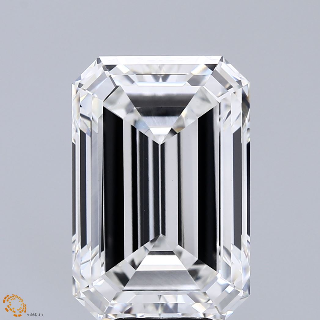 8.59ct Emerald G VVS2 Lab Created Diamond